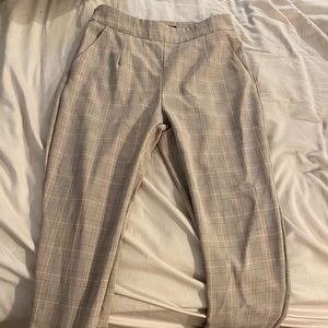 Nasty Gal Slim Plaid Trousers x Size 2